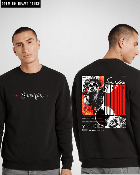 Sacrifice Black Heavy Gauge Sweatshirt