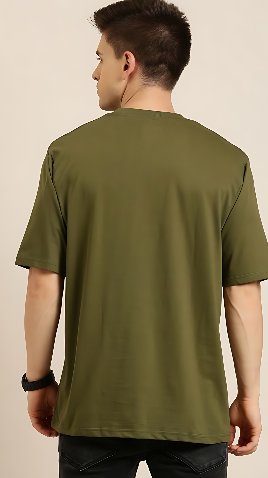 Plain Olive Oversized Tshirt