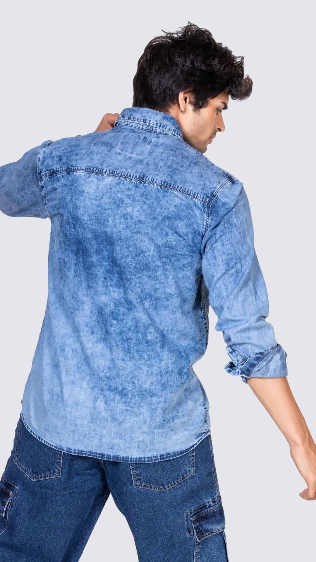 Classic Light Blue Denim Shirt