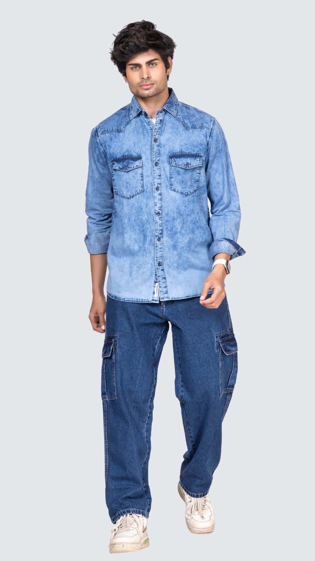 Classic Light Blue Denim Shirt