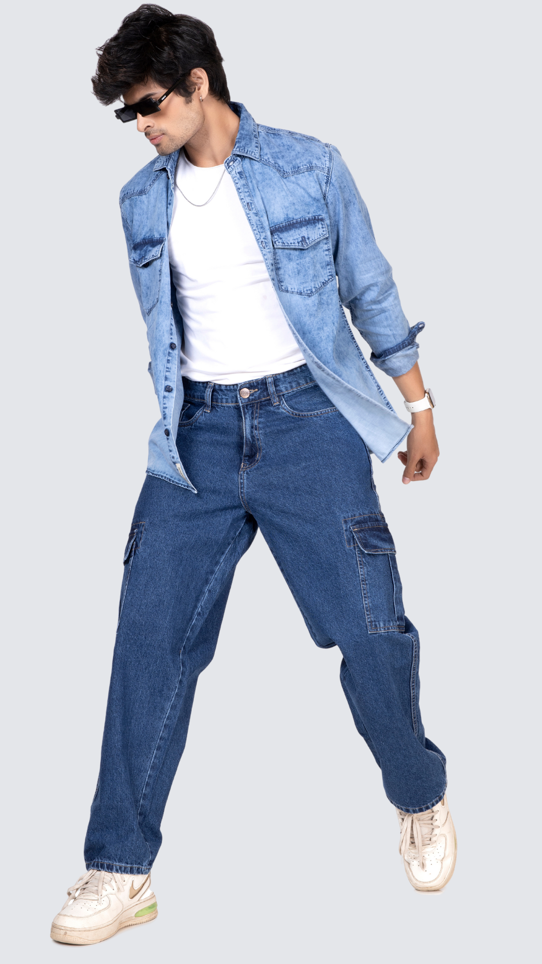 Classic Light Blue Denim Shirt