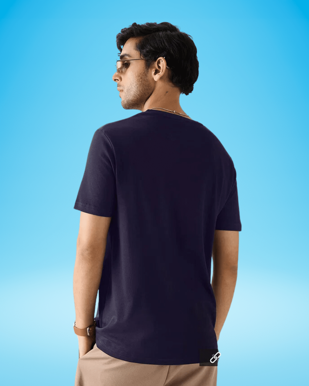 Navy Blue tshirt, Navy Blue regular fit tshirt, tshirt