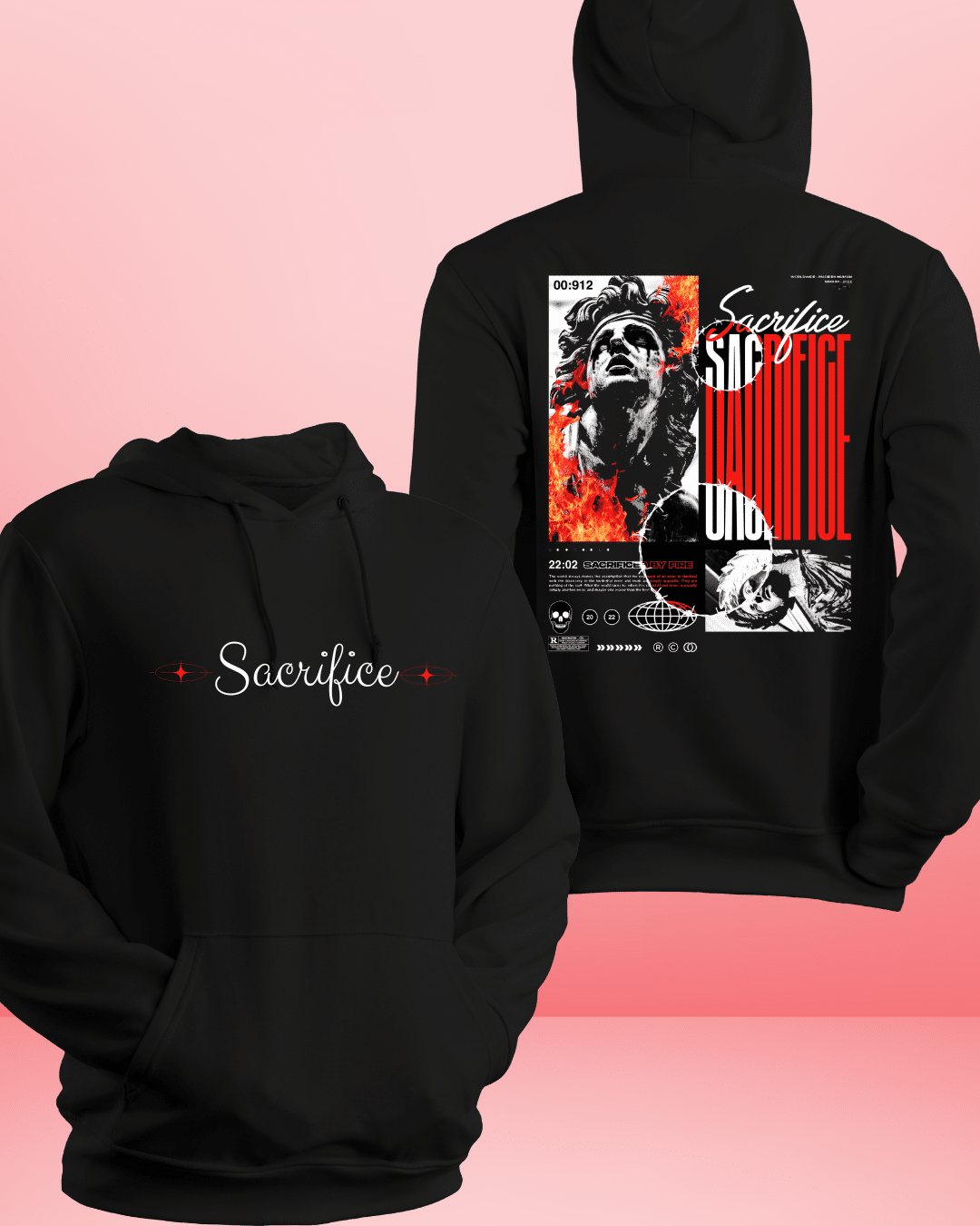 Sacrifice Black Hoodie