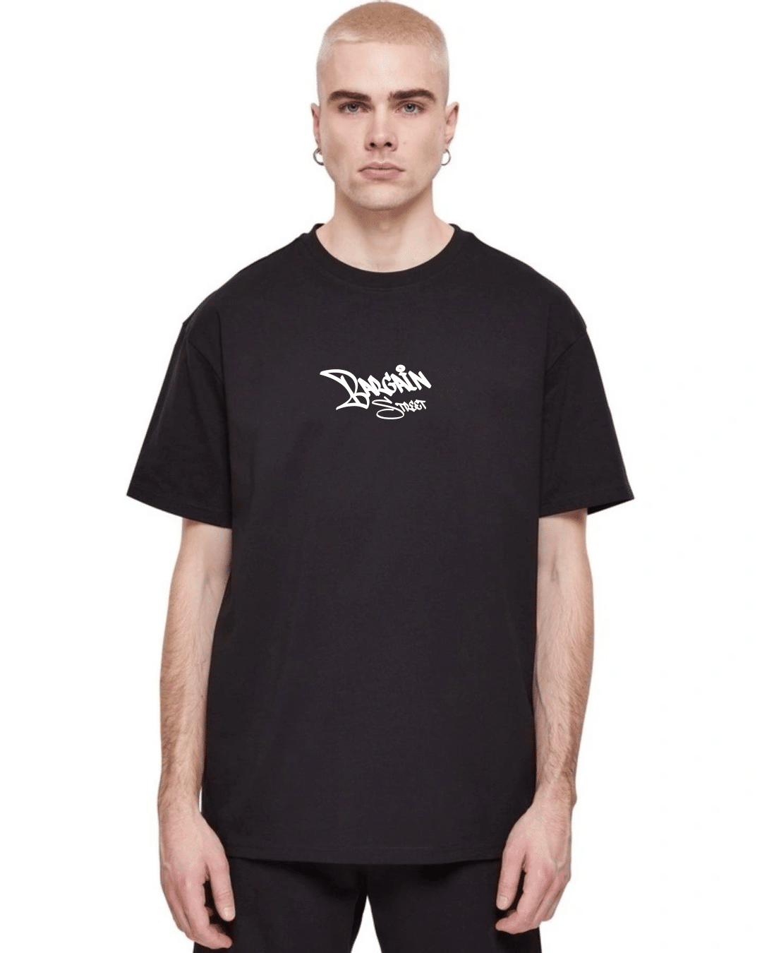 Bargain Urban Streetwear Black Oversized tshirt