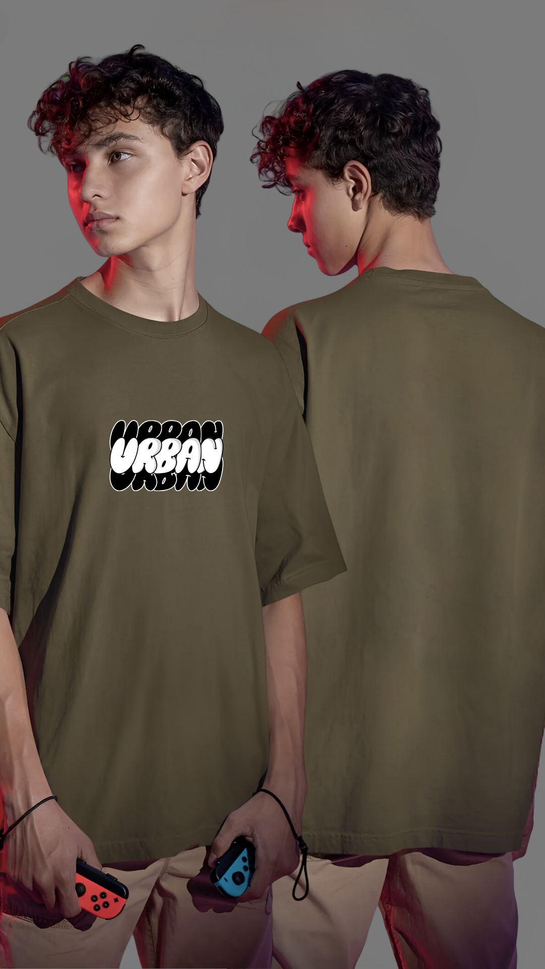 Urban Olive Oversized Tshirt