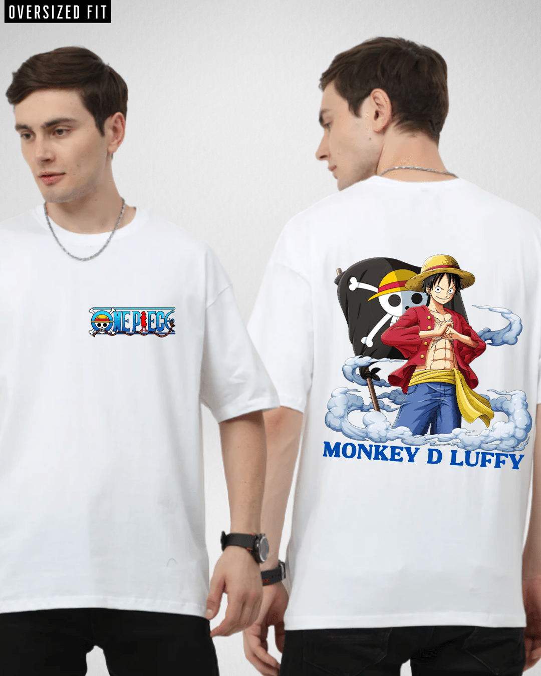 Pirate King WHITE OVERSIZED TSHIRT