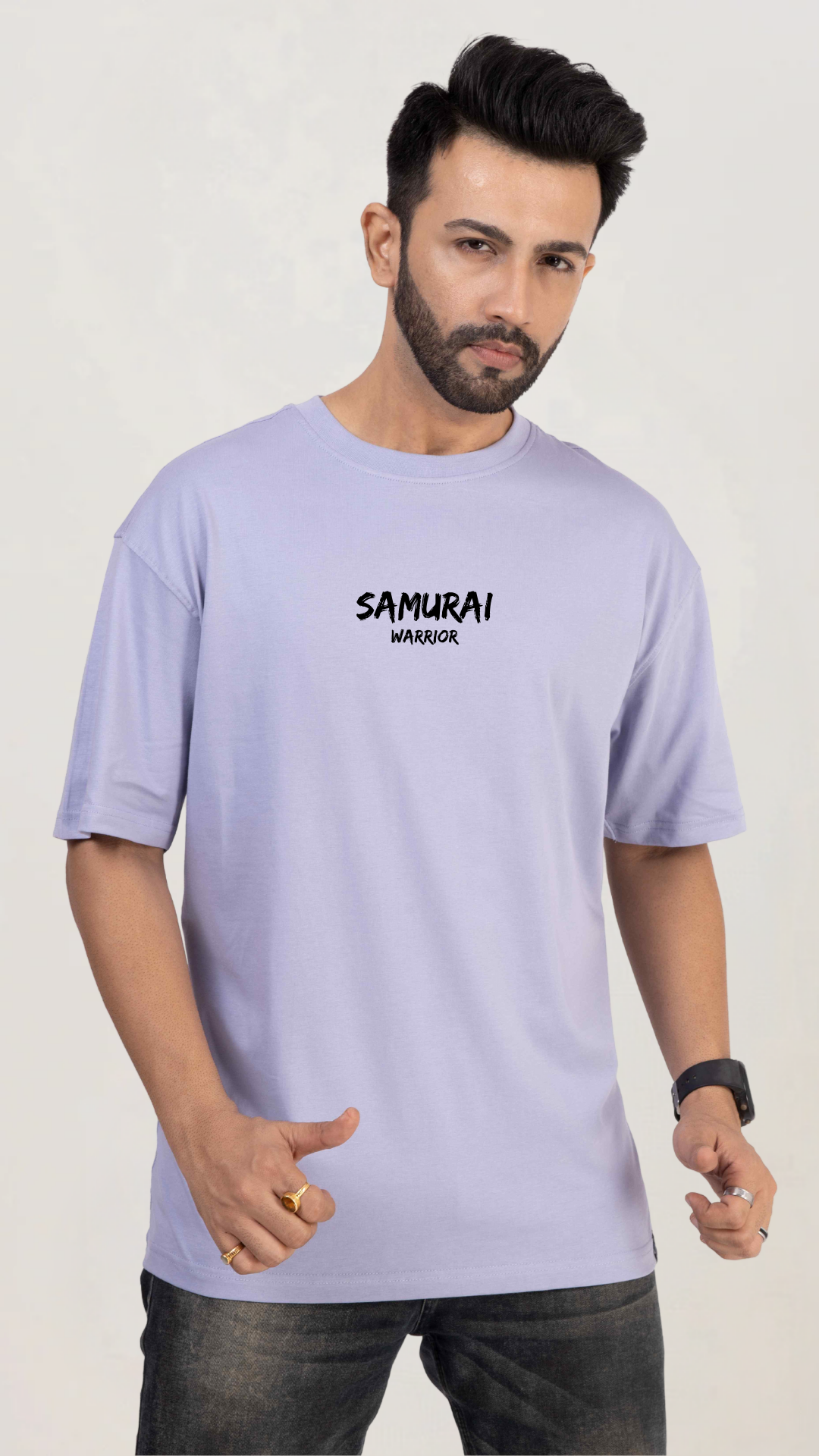 Samurai Atlantic Blue Oversized Tshirt