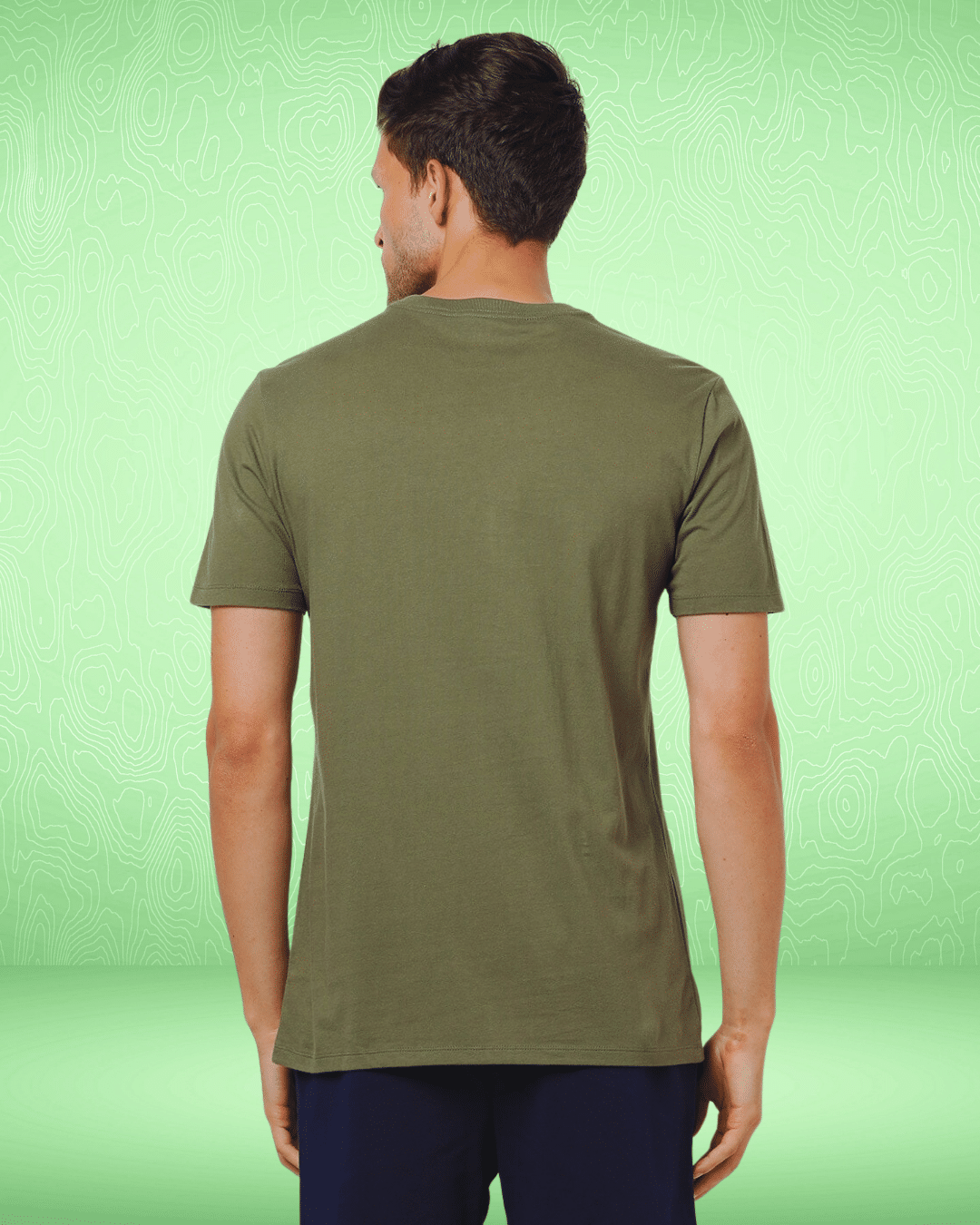 Ghost Olive Green Regular Tshirt