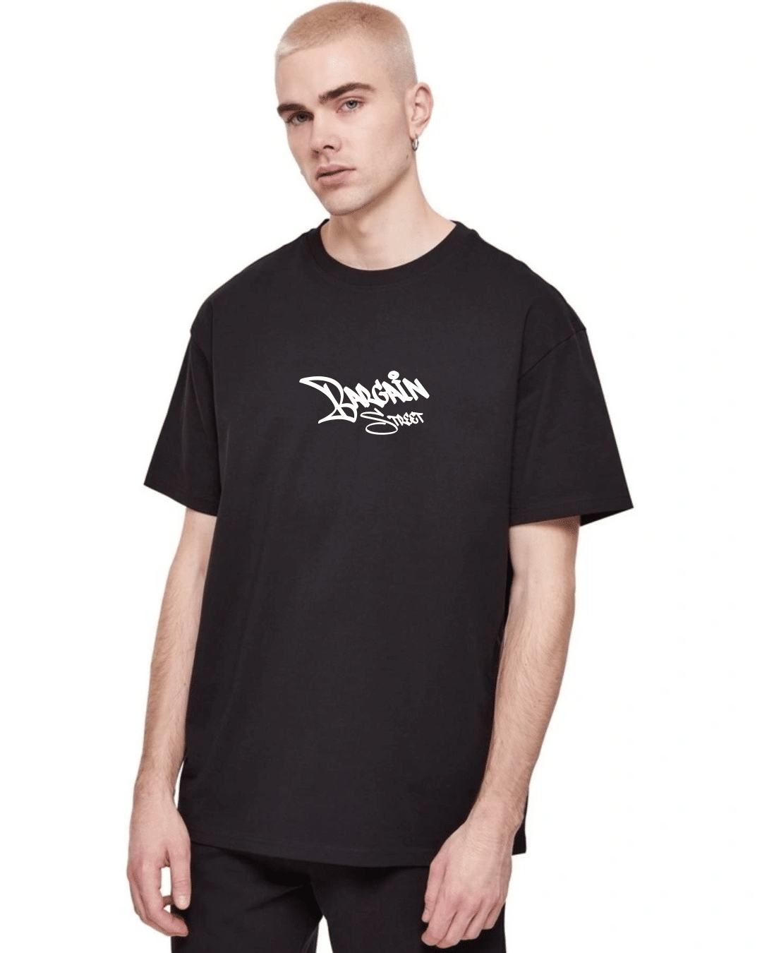 Bargain Urban Streetwear Black Oversized tshirt