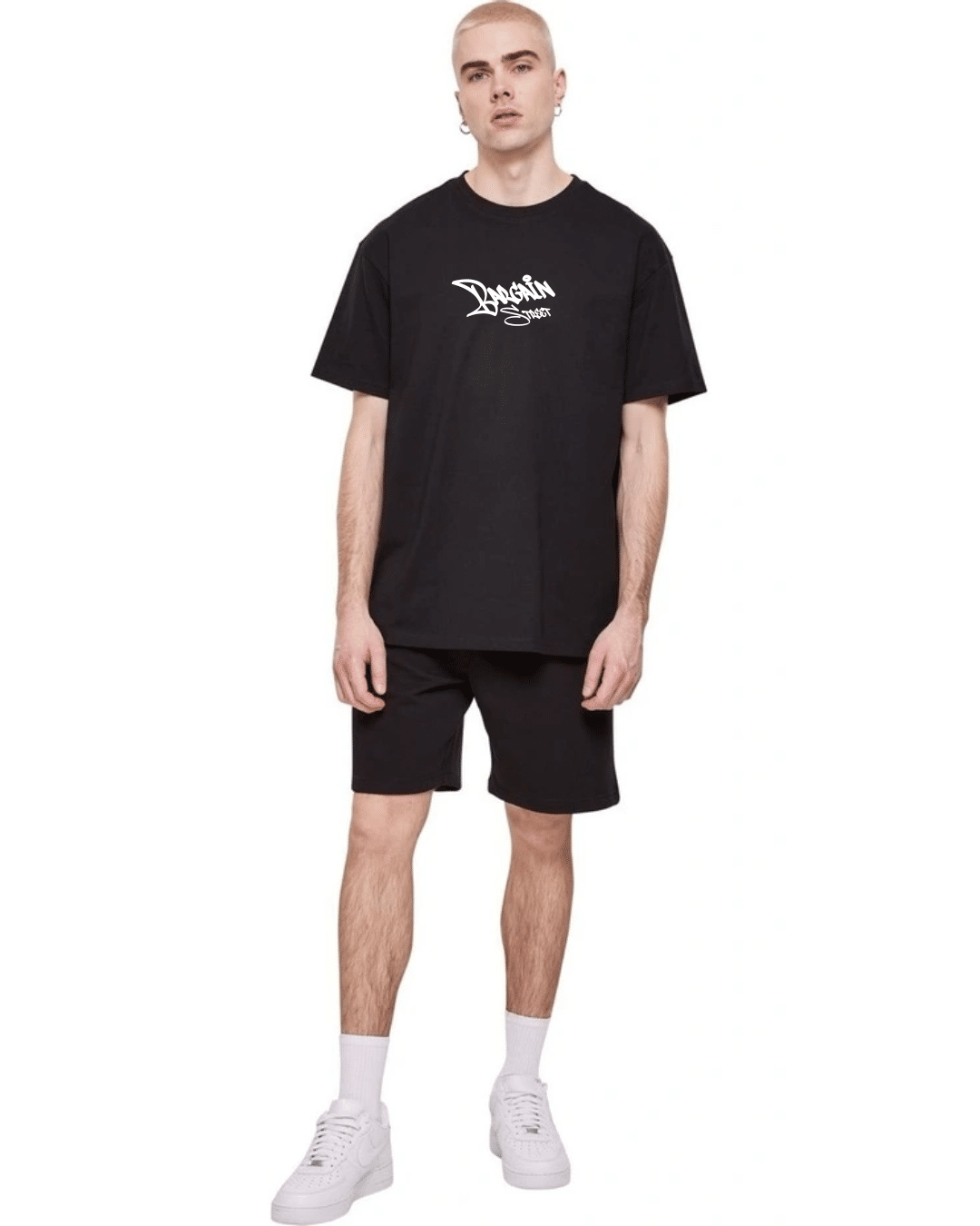 Bargain Urban Streetwear Black Oversized tshirt