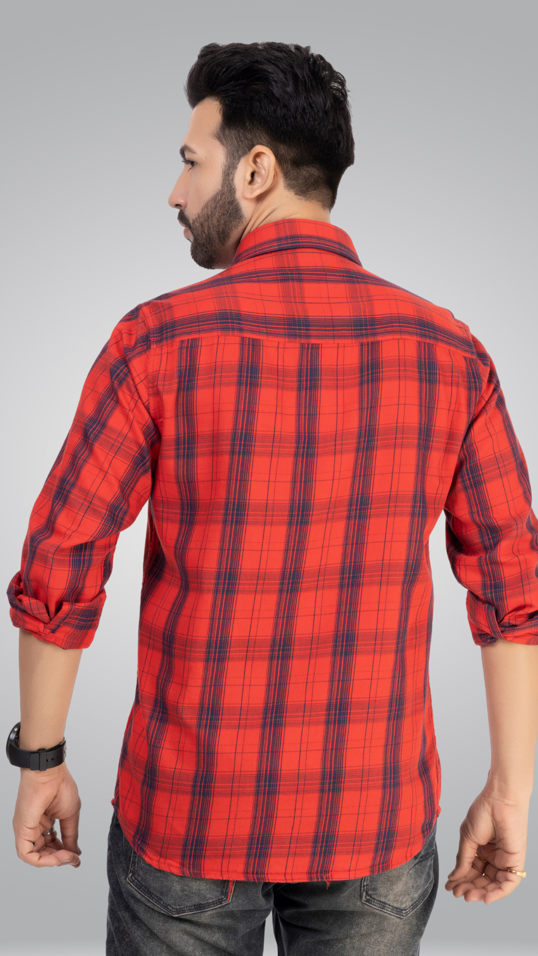 Red and Blue Checks Shirt