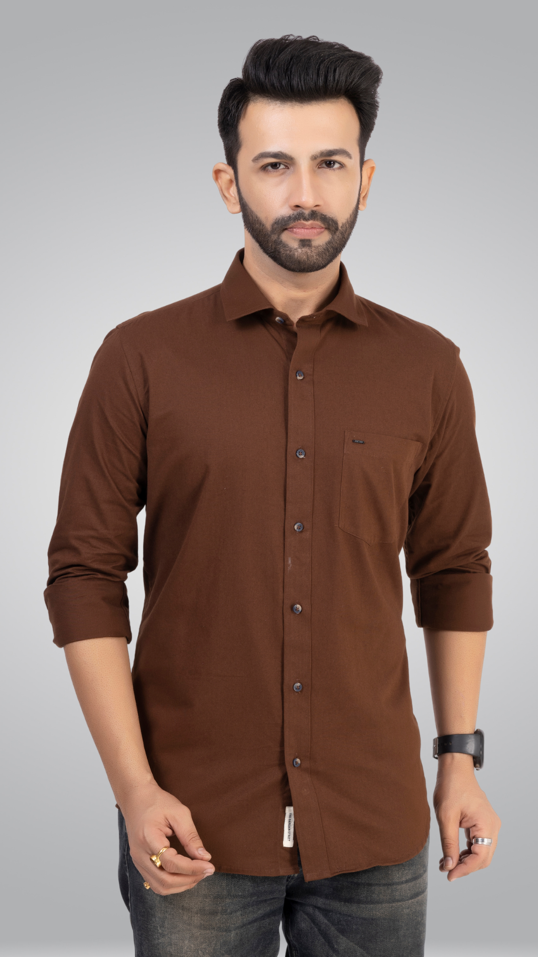 Dark Brown Shirt