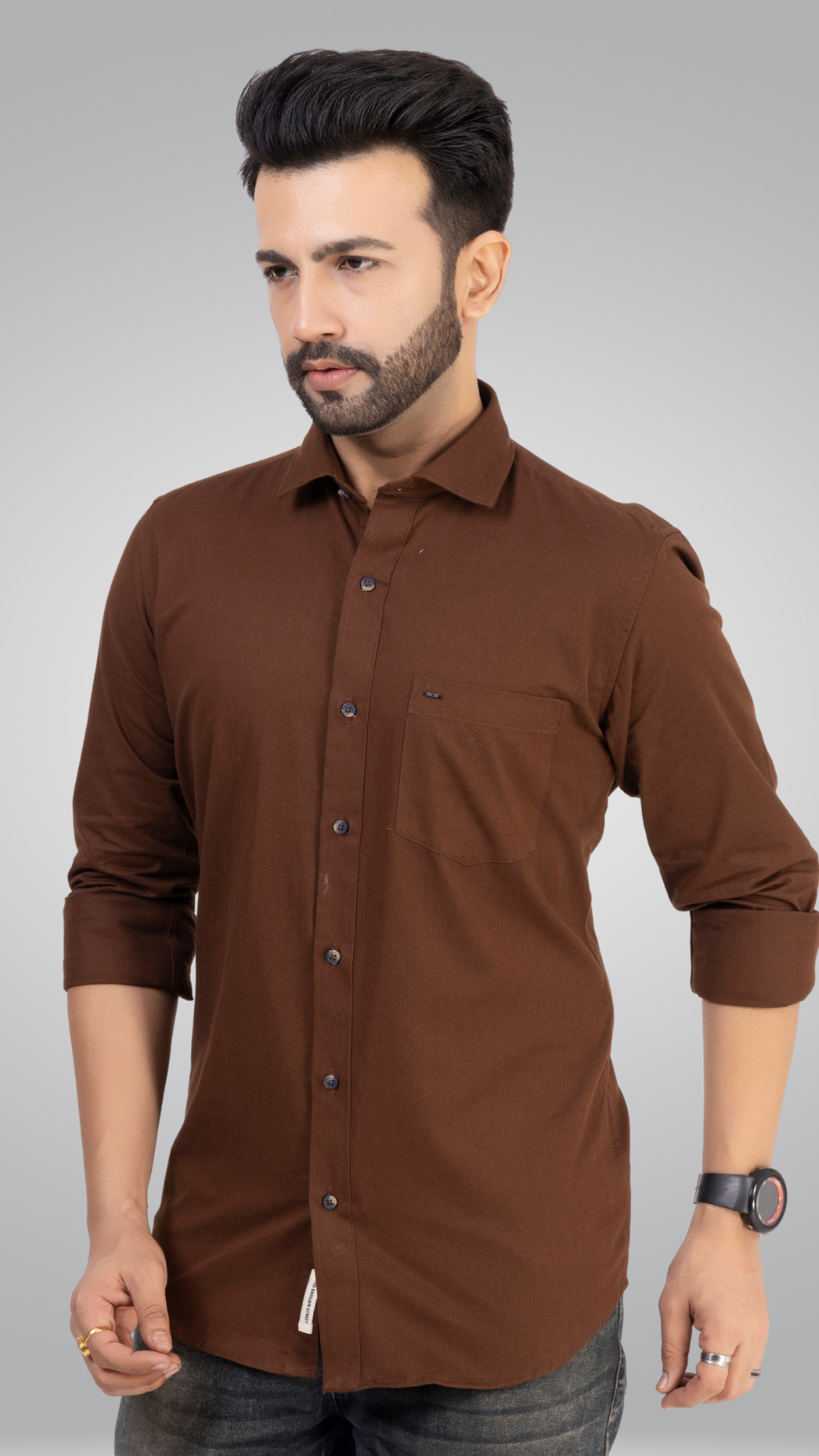 Dark Brown Shirt