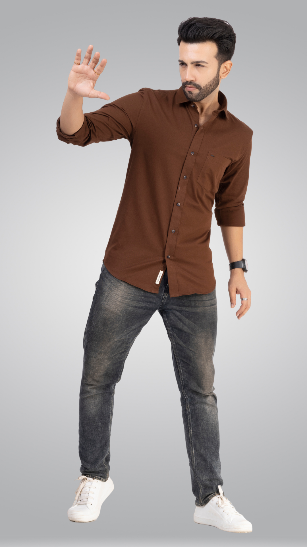 Dark Brown Shirt