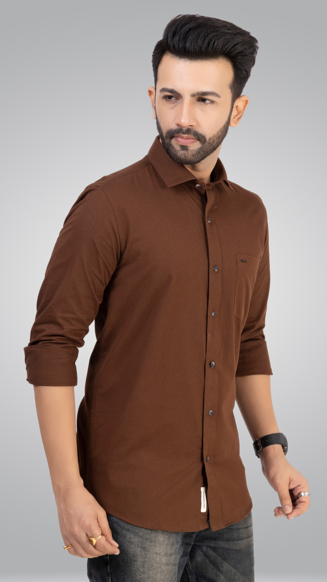 Dark Brown Shirt