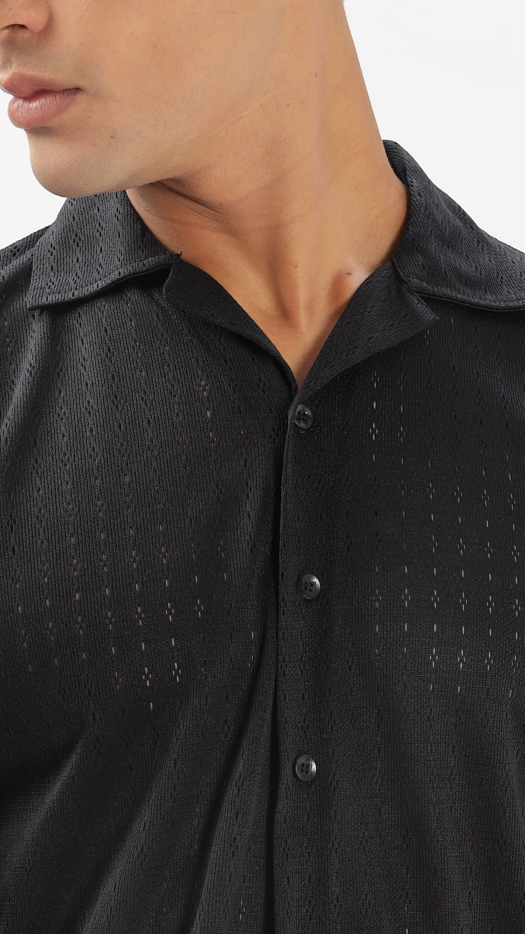 Black Luxe Layer Shirt