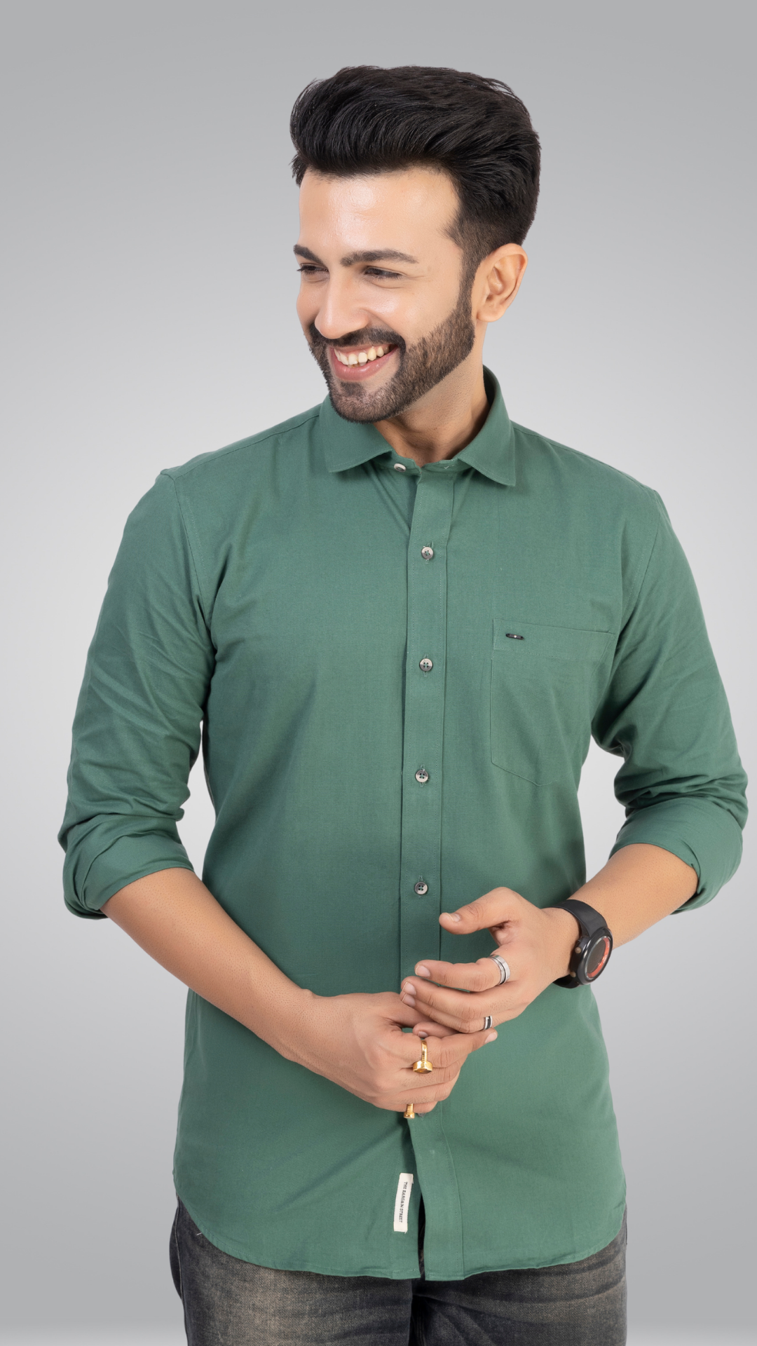 Dark Green Shirt