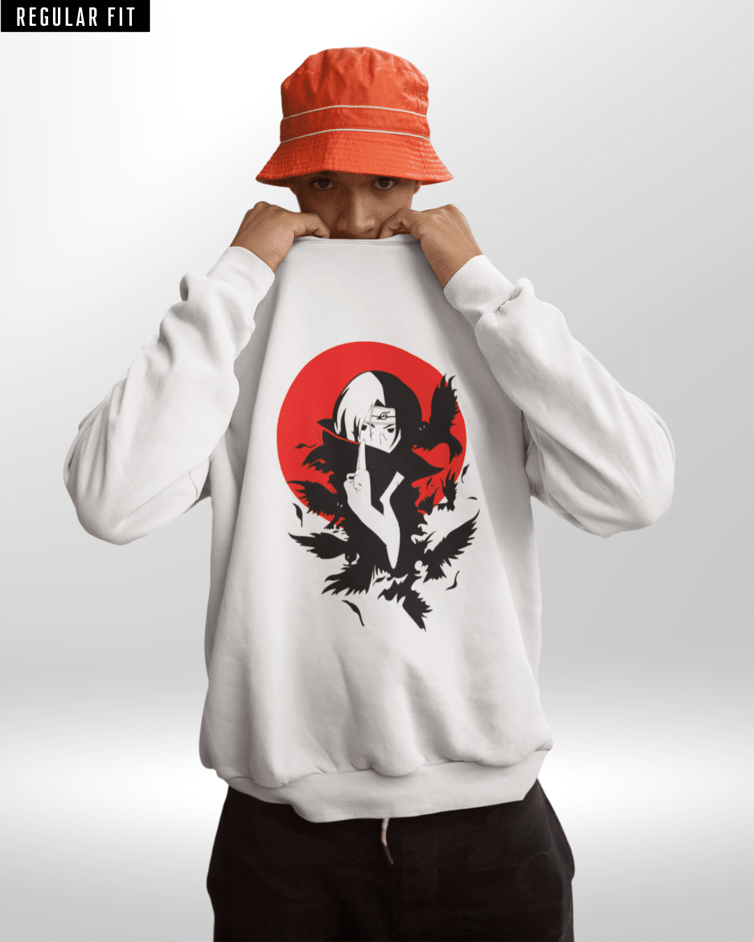 Itachi White Sweatshirt