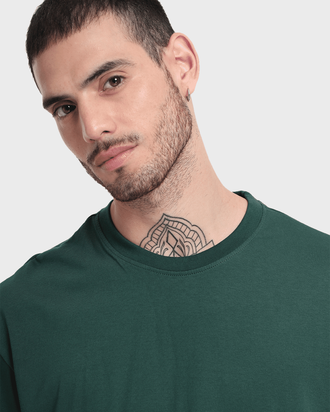 Bottle Green Oversized Tshirt