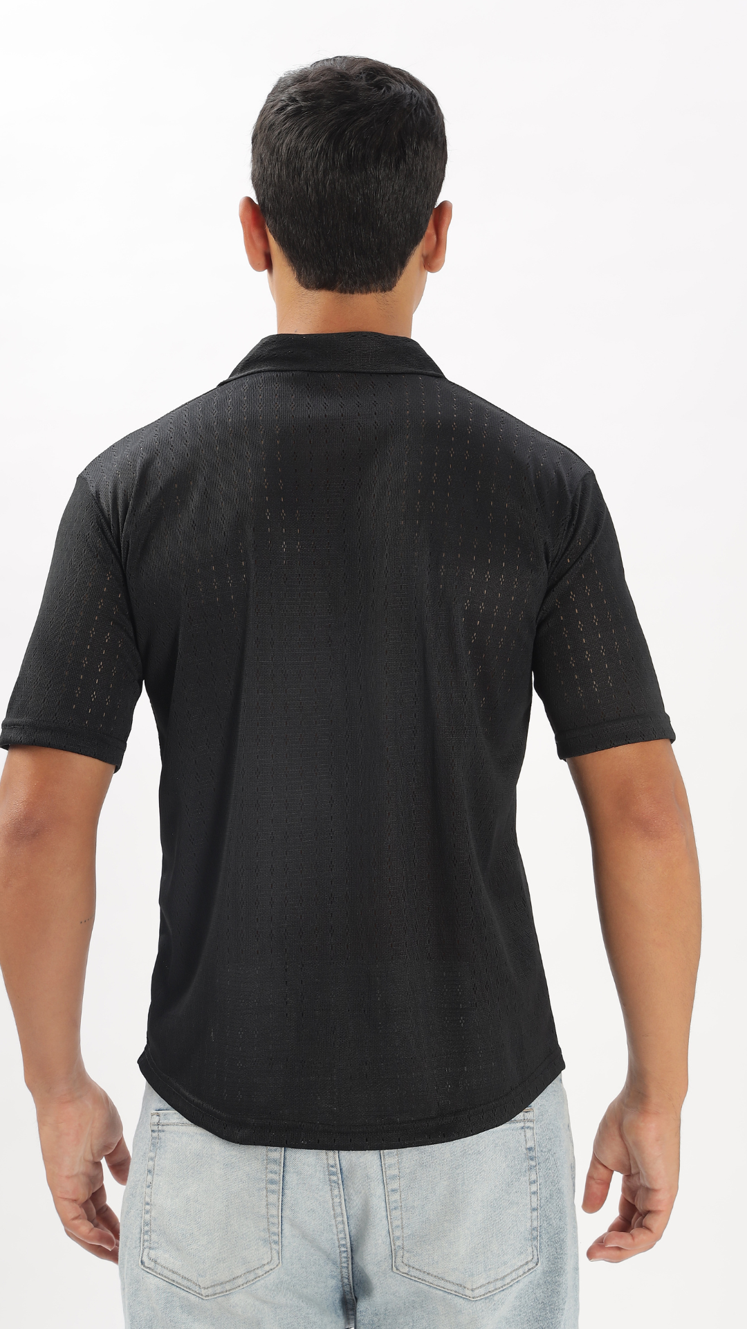 Black Luxe Layer Shirt