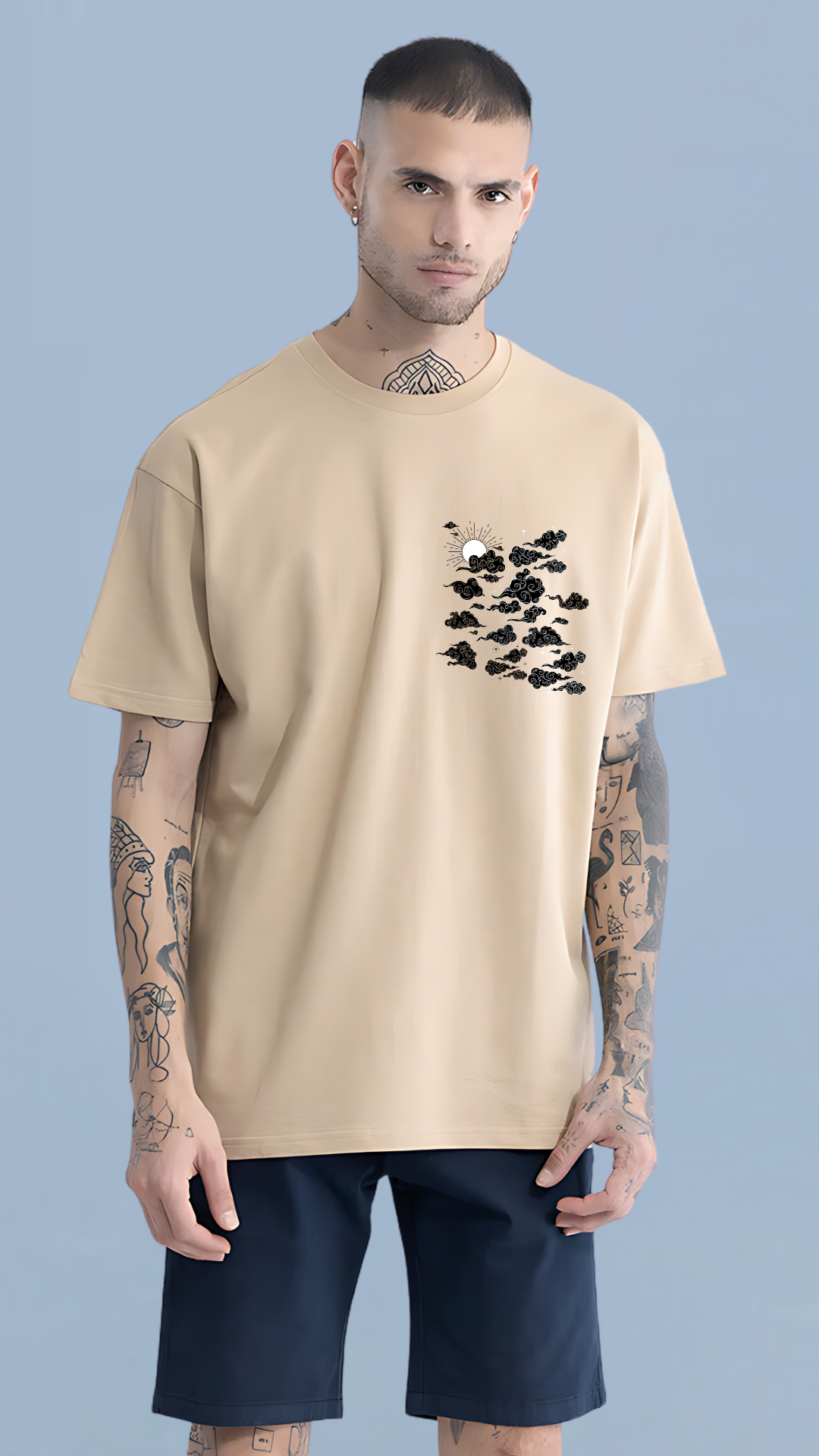 Hope Beige Oversized Tshirt