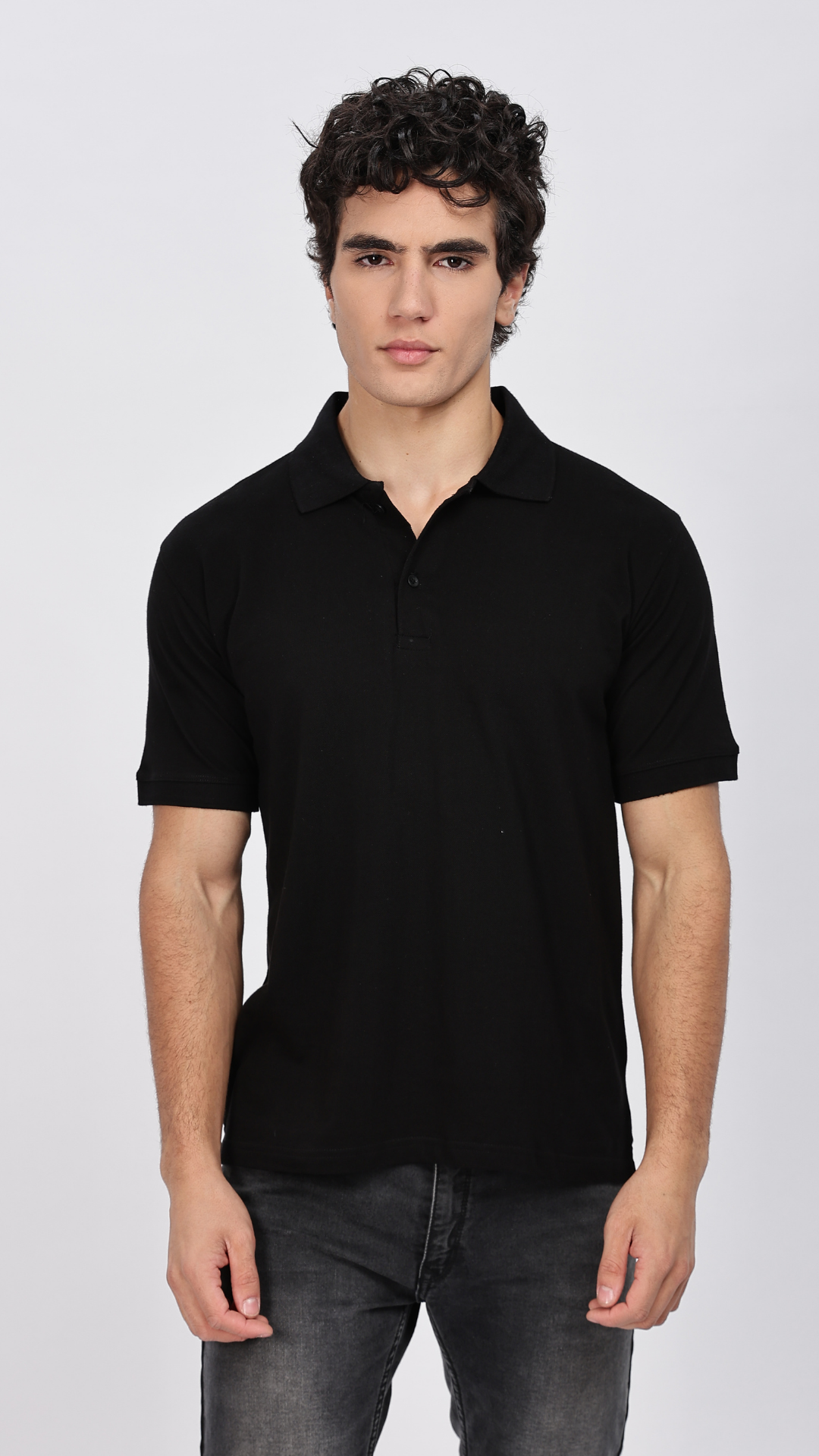 Classic Black Polo T-shirt