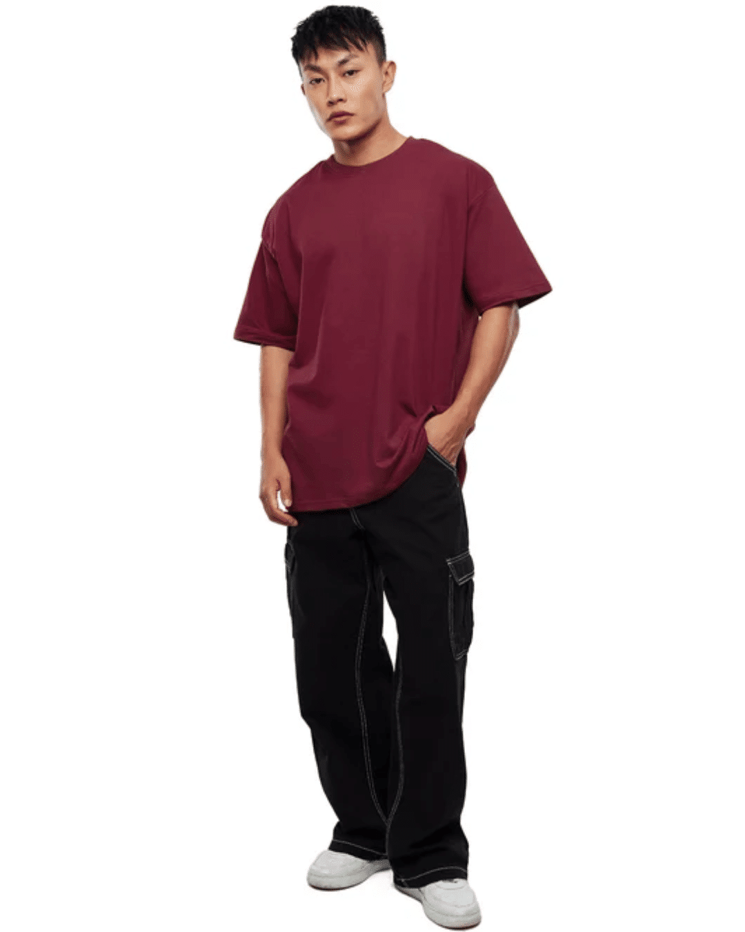 Maroon Oversized Tshirt