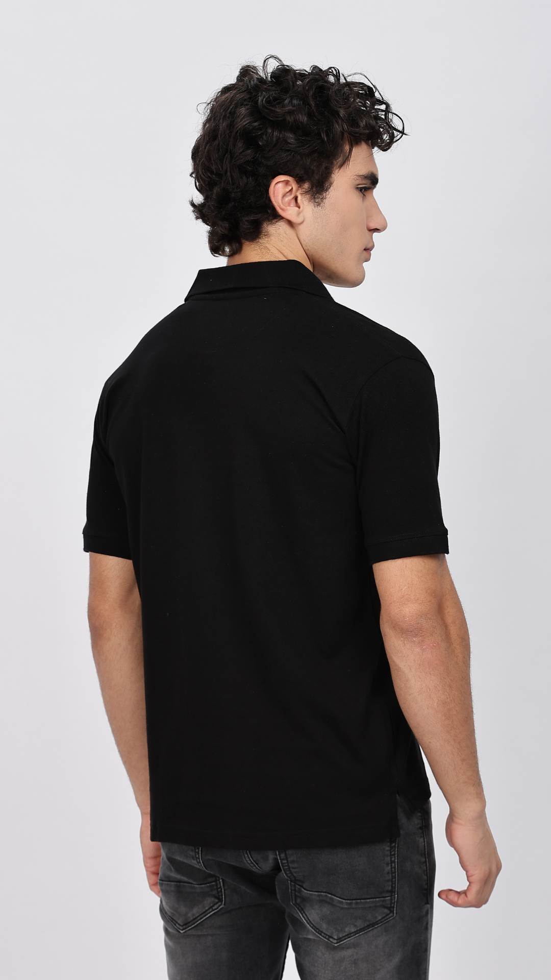 Classic Black Polo T-shirt