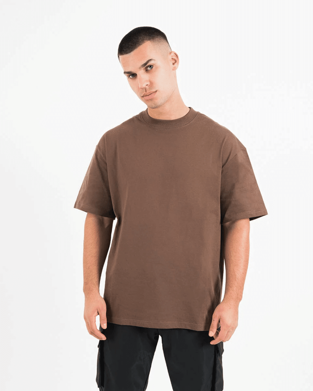 Coffee Brown Oversized Tshirt