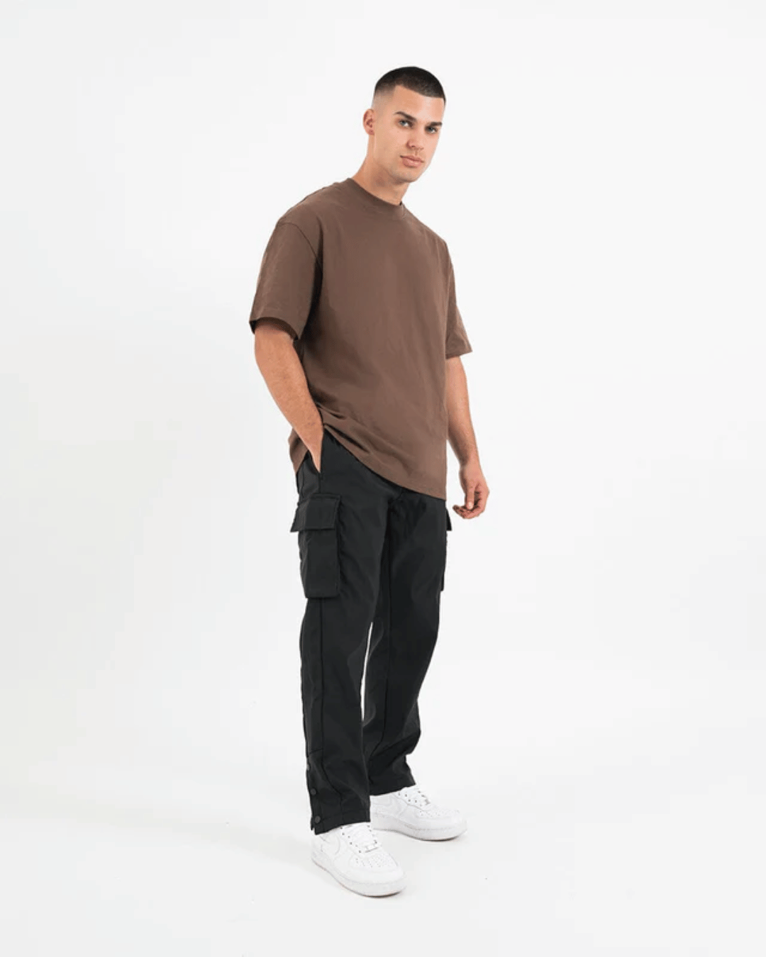 Coffee Brown Oversized Tshirt