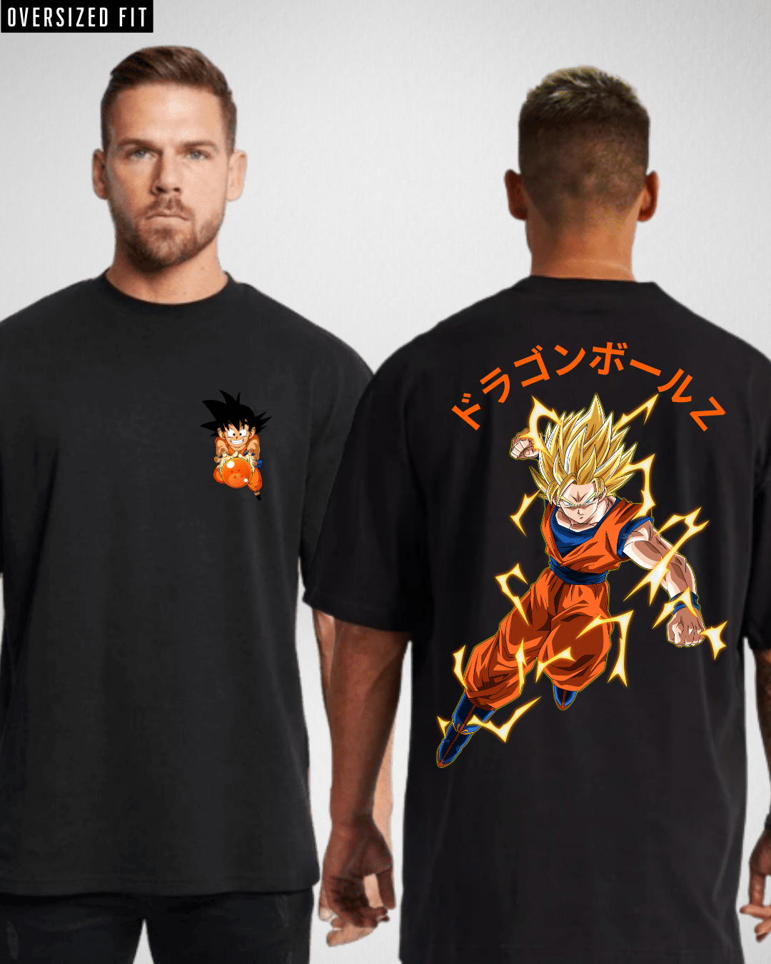 Goku Dokan Black Oversized Tshirt