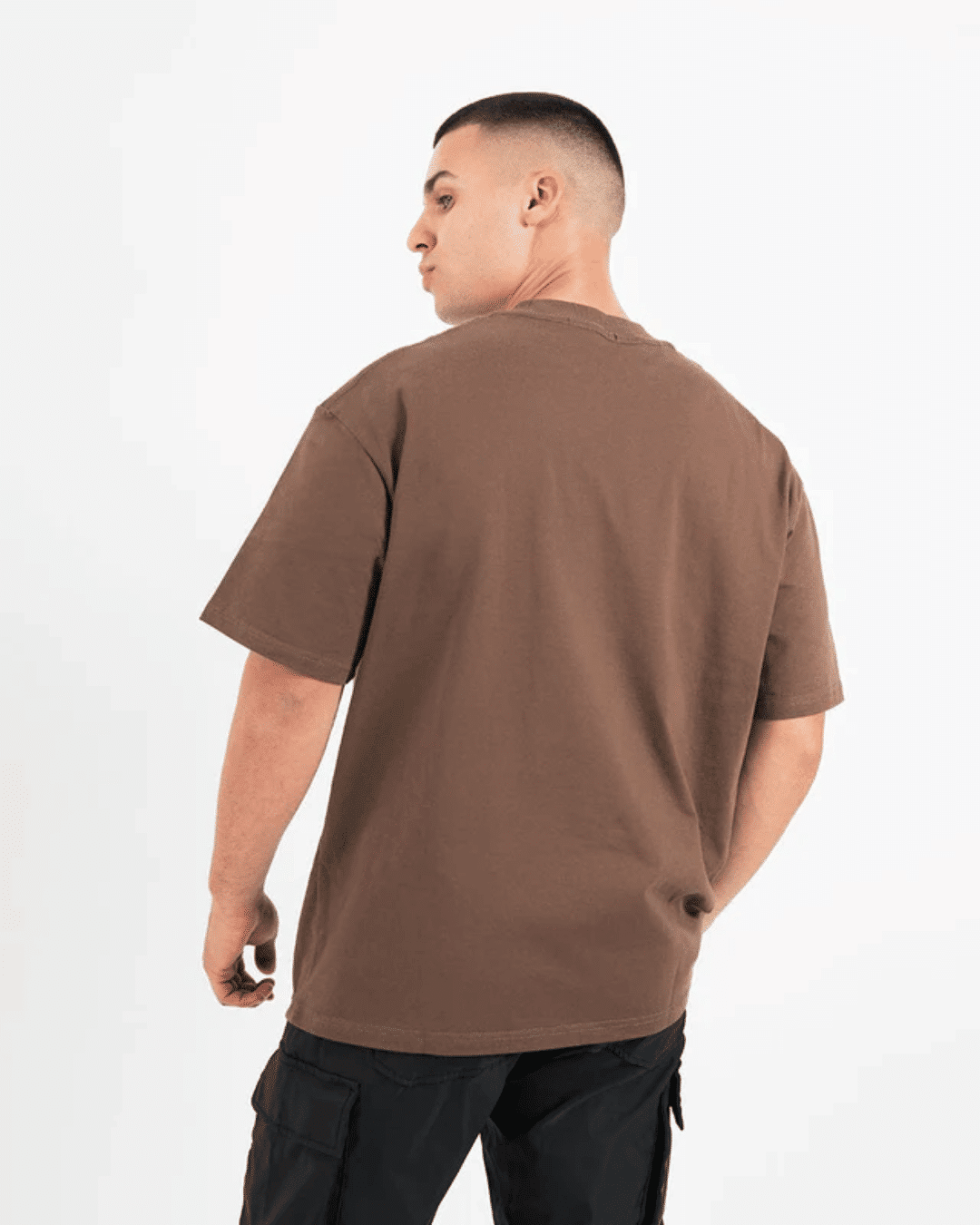 Coffee Brown Oversized Tshirt