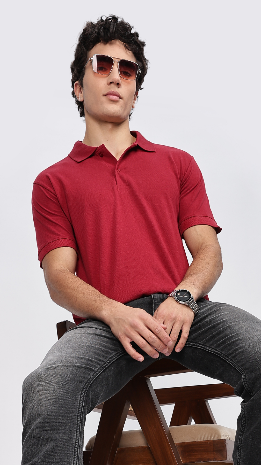 Classic Red Polo T-shirt