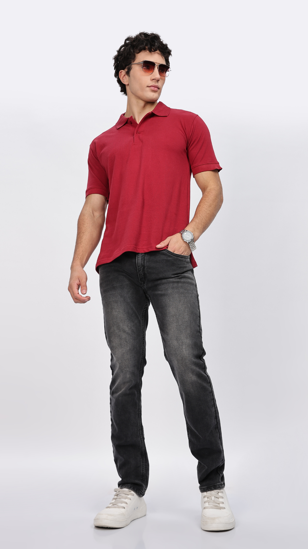 Classic Red Polo T-shirt