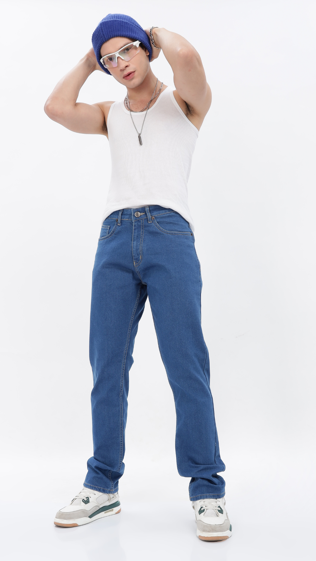 INK BLUE REGULAR FIT JEANS