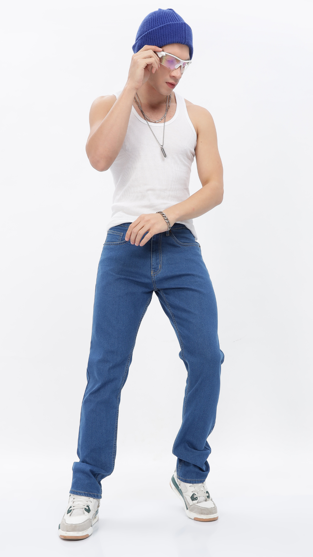 INK BLUE REGULAR FIT JEANS