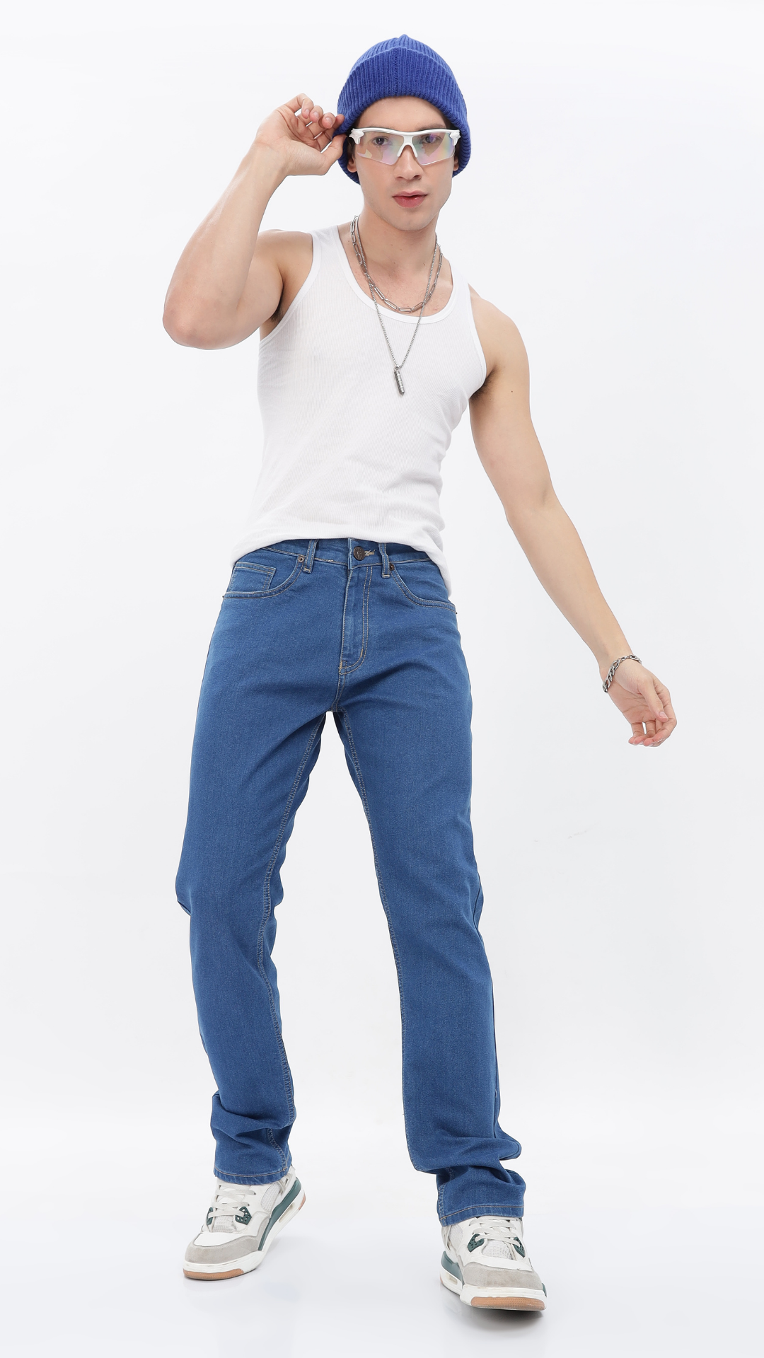 INK BLUE REGULAR FIT JEANS