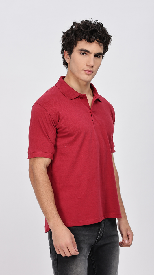 Classic Red Polo T-shirt