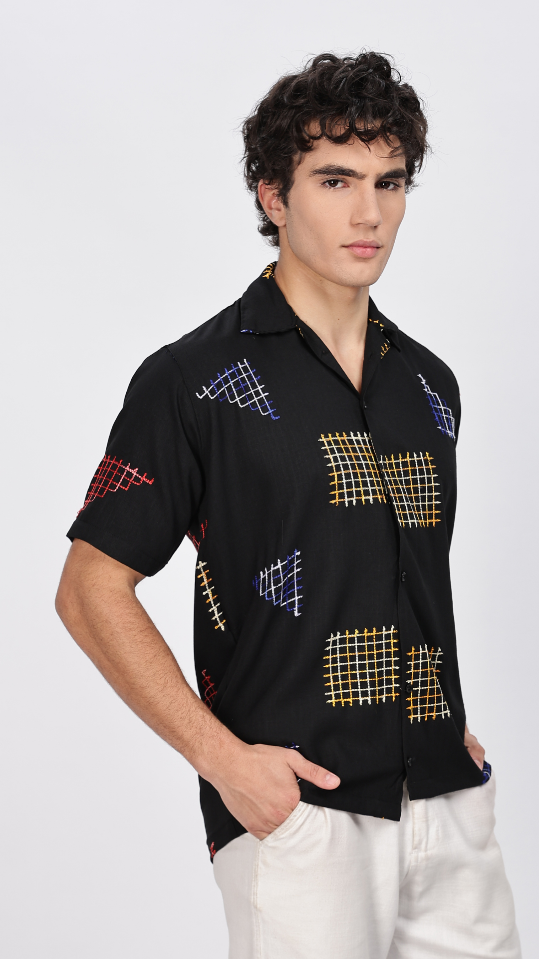 Black Box Embroidery Shirt