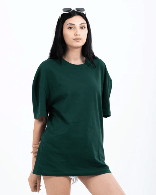 Bottle Green Oversized TShirt