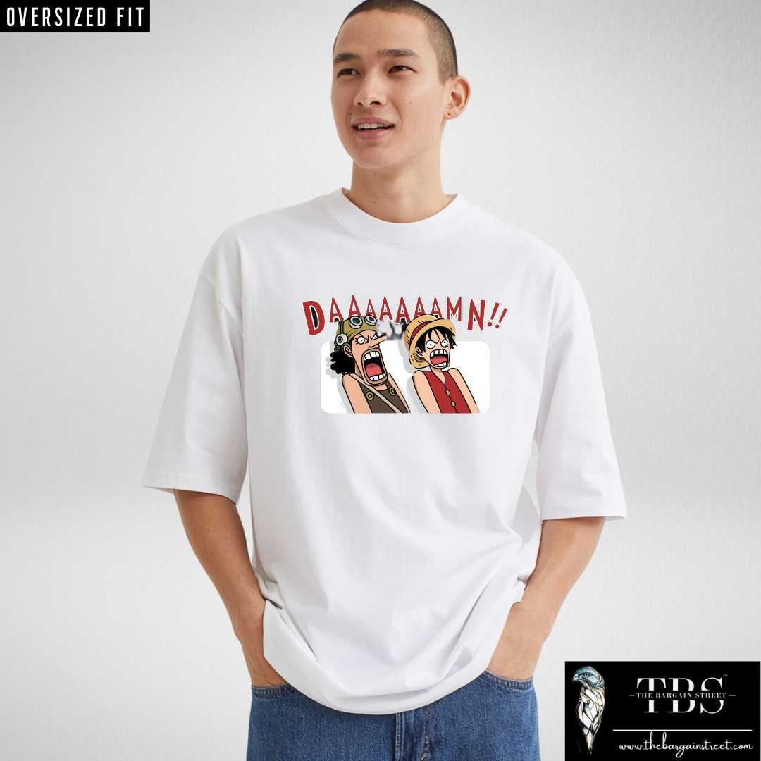 DAAAM WHITE OVERSIZED TSHIRT – TBS-THEBARGAINSTREET