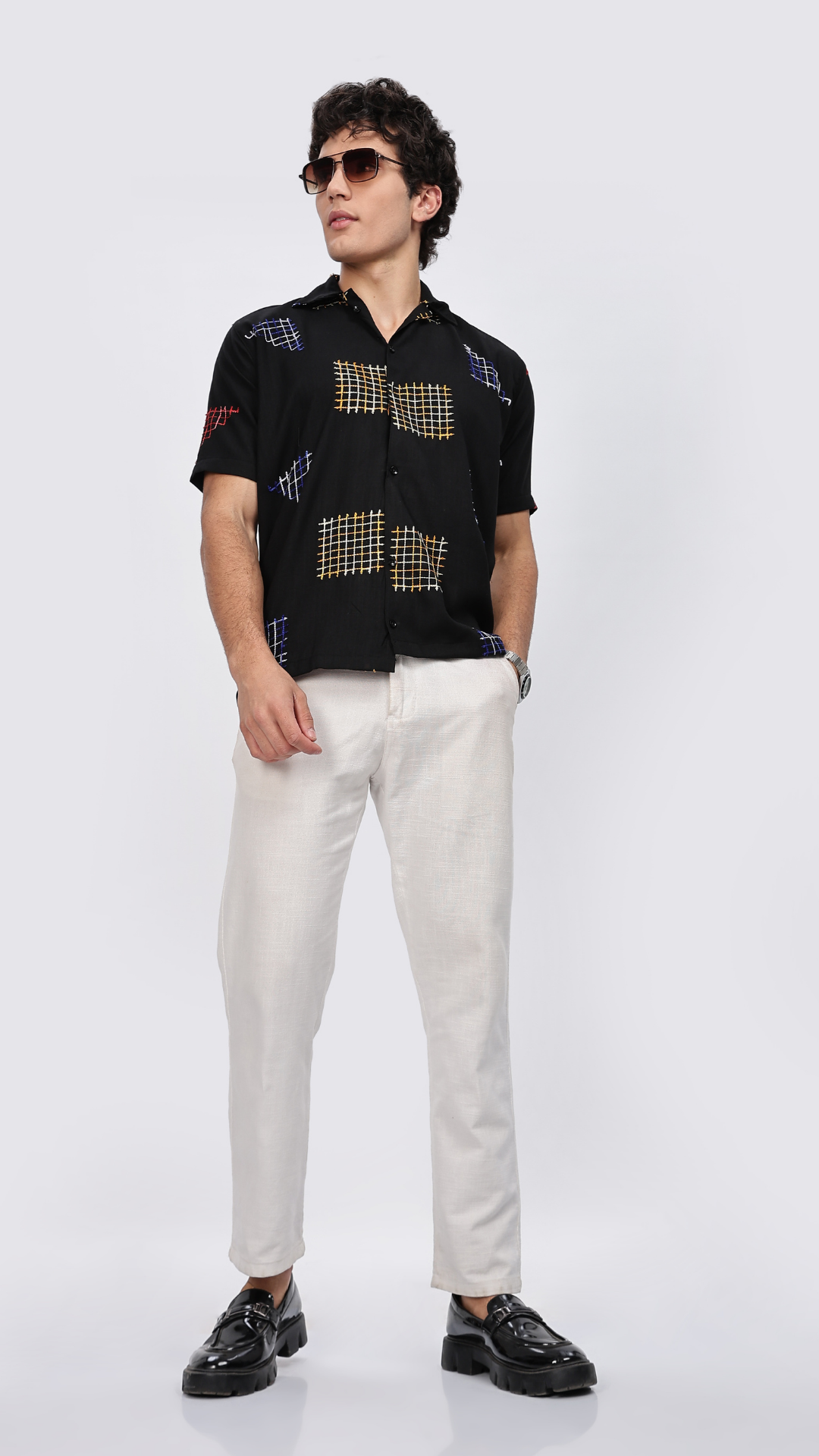 Black Box Embroidery Shirt