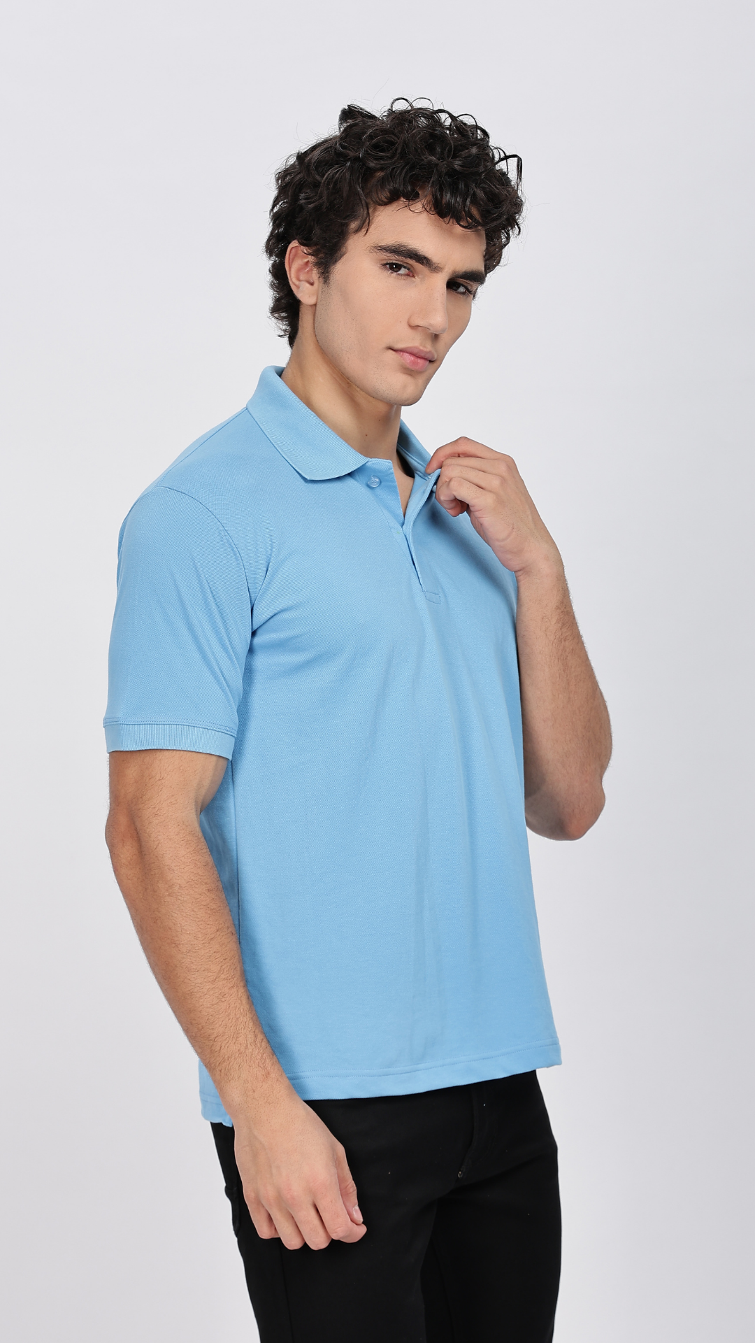 Classic Sky Blue Polo T-shirt