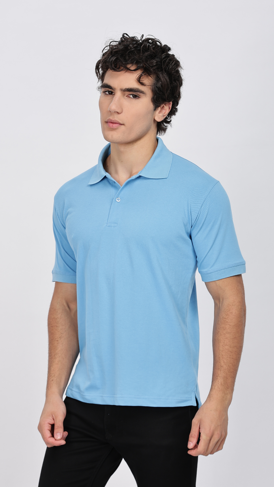 Classic Sky Blue Polo T-shirt