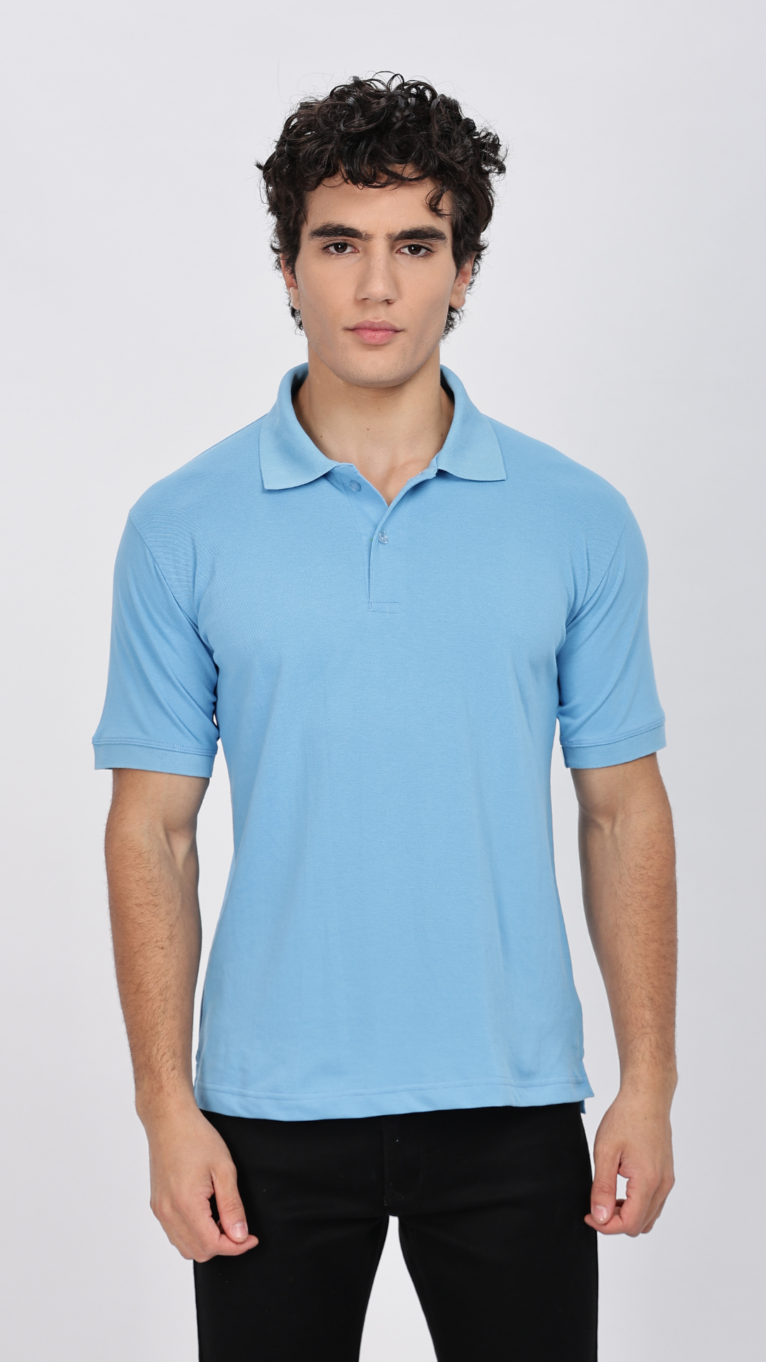 Classic Sky Blue Polo T-shirt