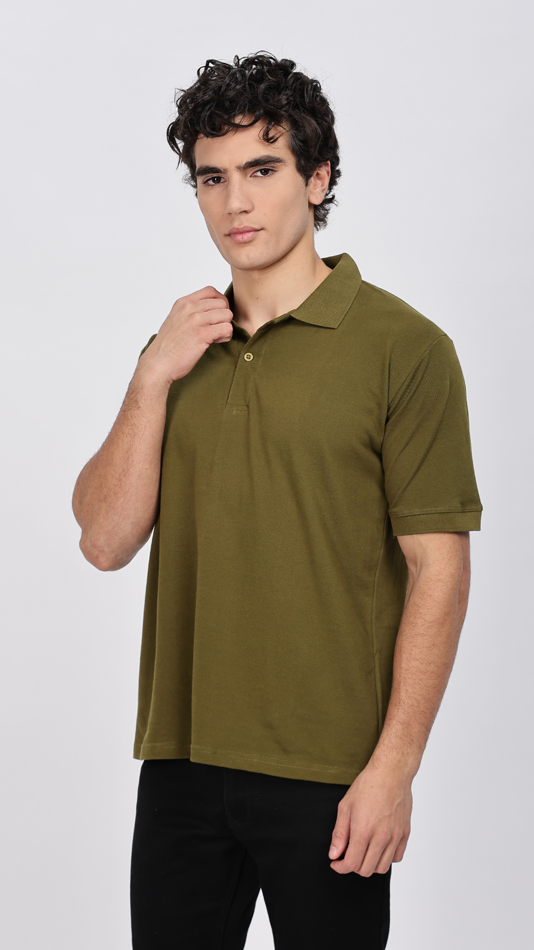 Classic Olive Polo T-shirt