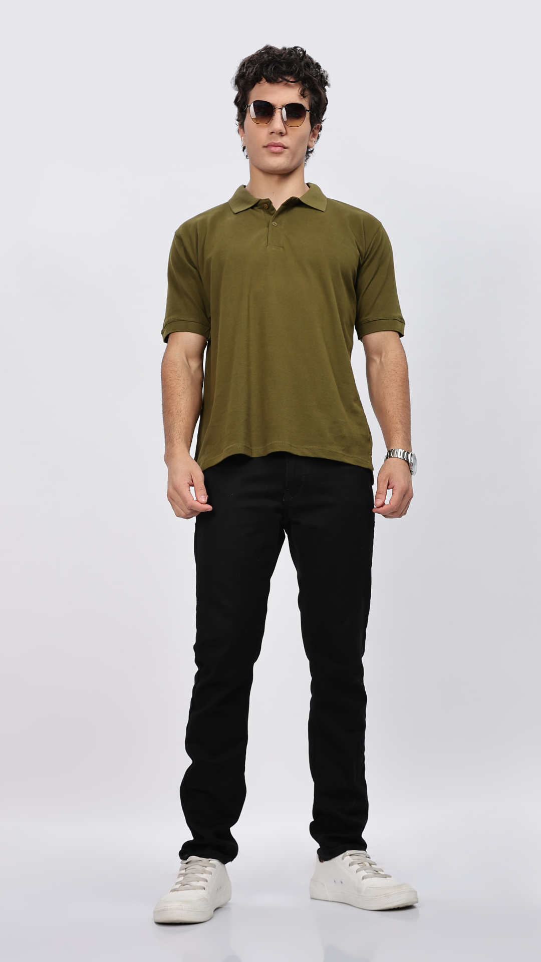 Classic Olive Polo T-shirt