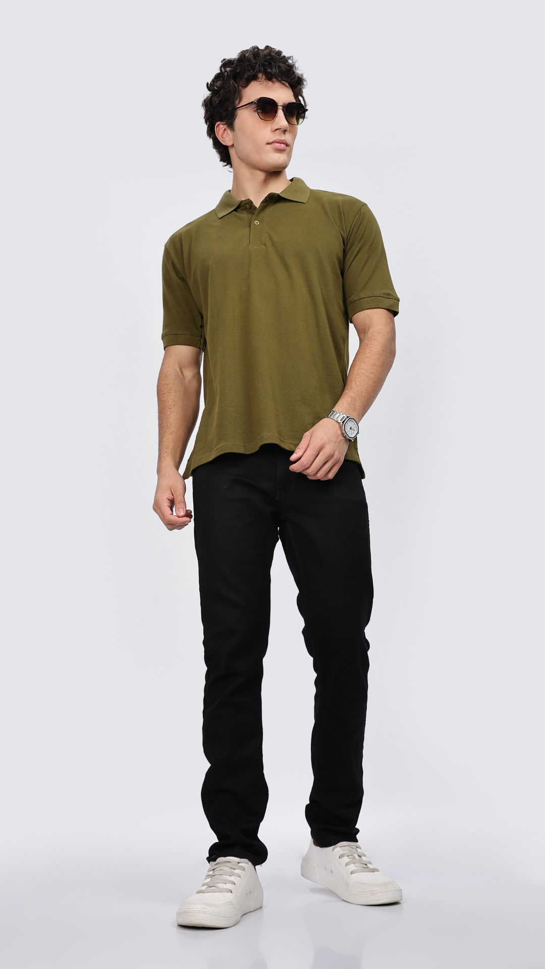 Classic Olive Polo T-shirt