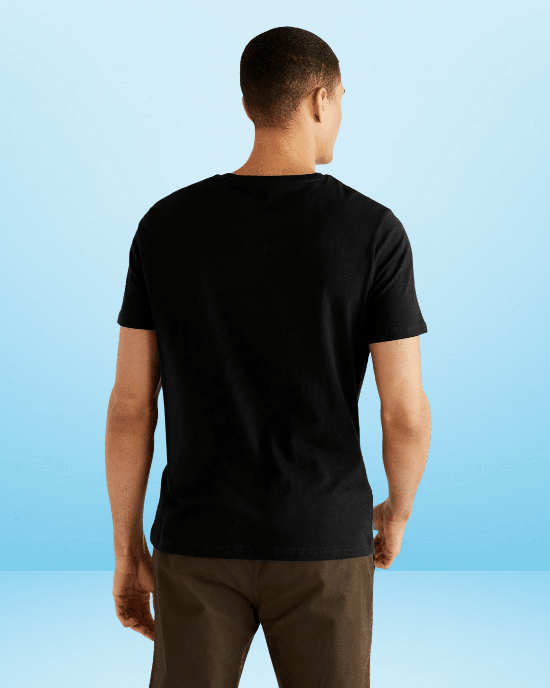 Reckless Black Regular Tshirt