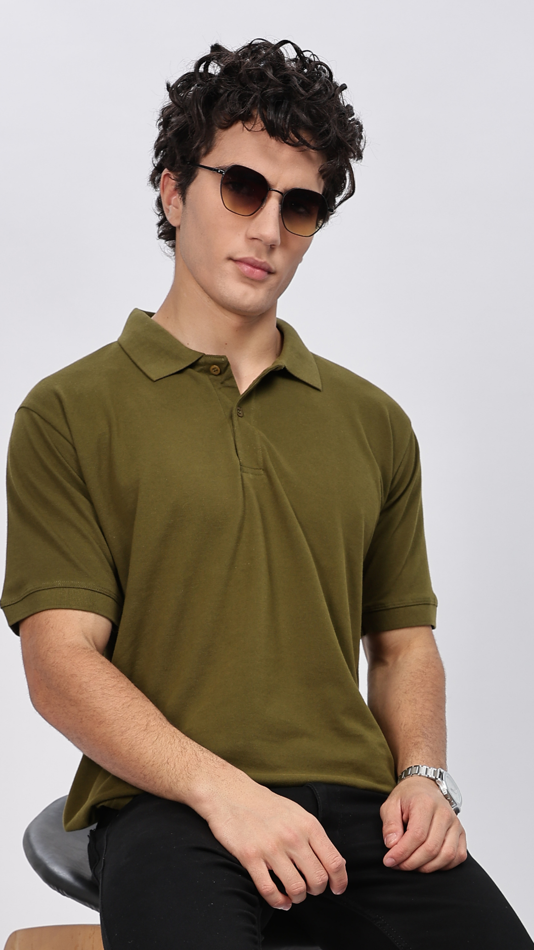 Classic Olive Polo T-shirt